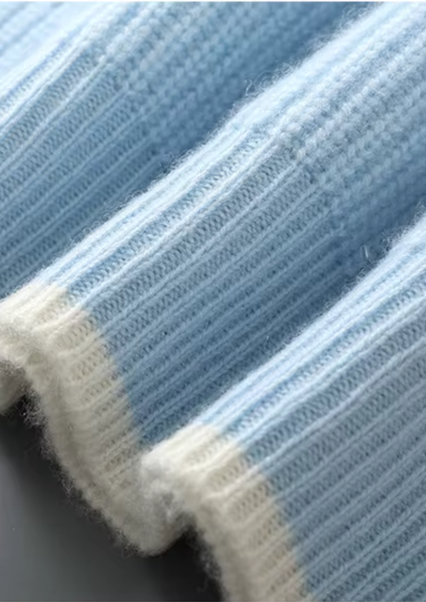 GIROCOLLO IN PURA LANA MERINO EXTRAFINE BICOLORE