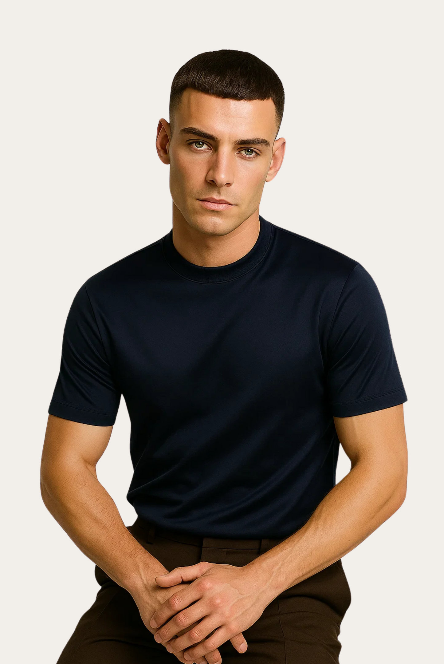 Navy Imperial Tee