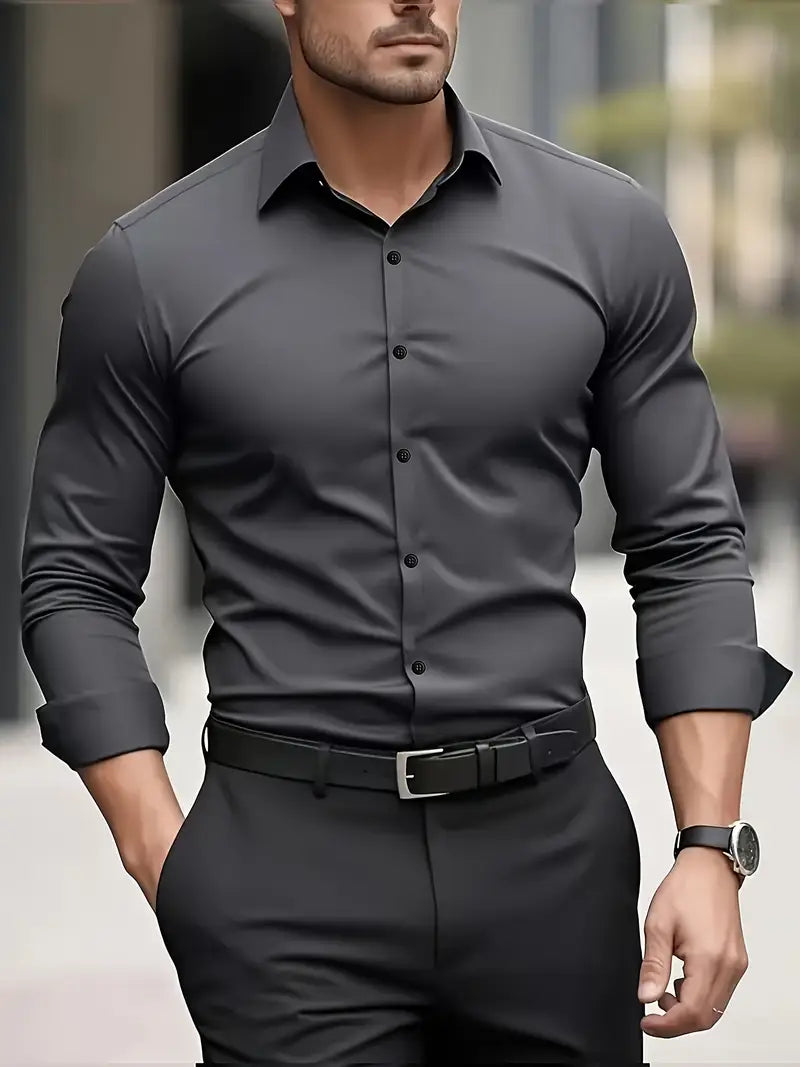 Camisa de manga comprida respirável
