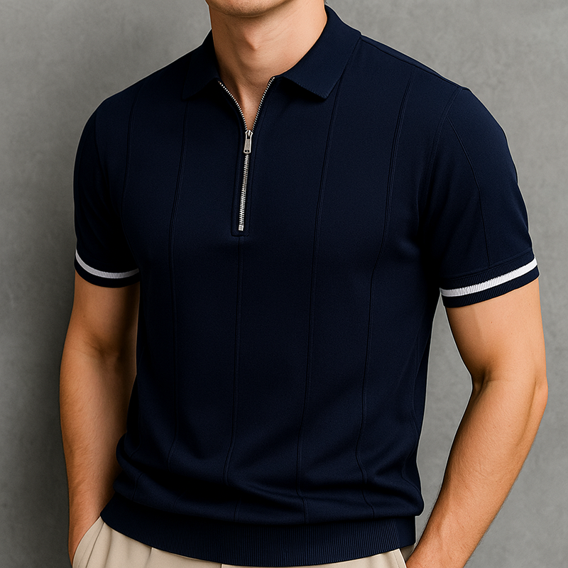 Knit Polo Shirt