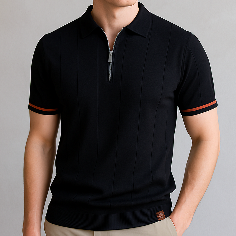 Knit Polo Shirt