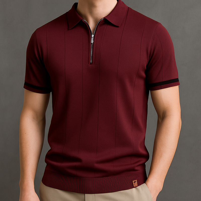 Knit Polo Shirt