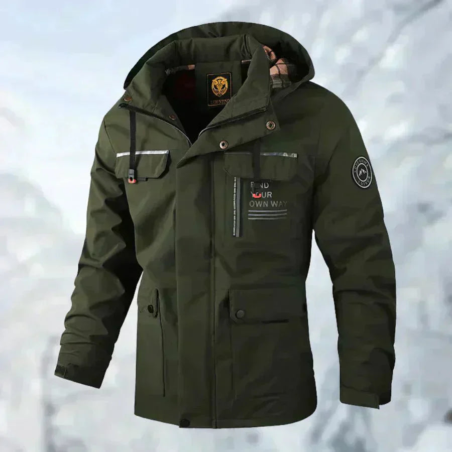 Chaqueta impermeable para hombre