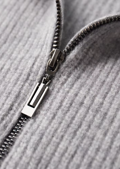 PUHDASTA ERITTÄIN HIENOA MERINOVILLAA RIBBED CARDIGAN