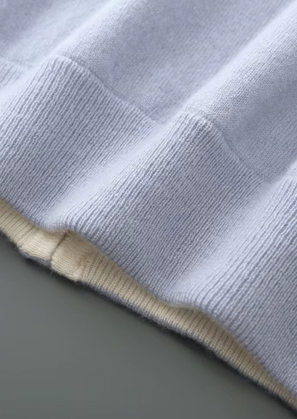 PURE EXTRA-FINE MERINO WOOL ZIP CARDIGAN