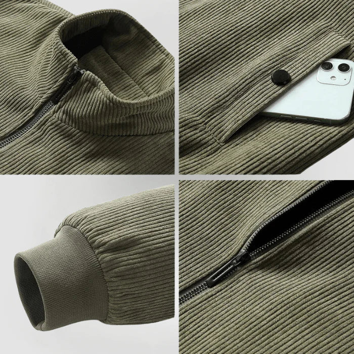 Liam™ | Corduroy Jacket with Fleece Lining