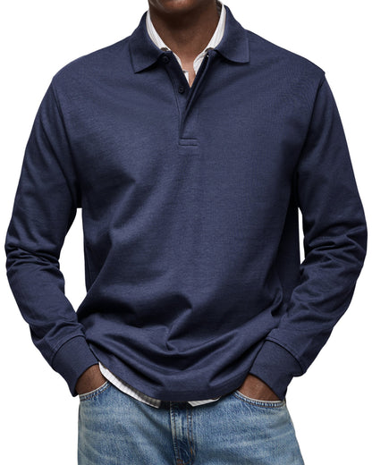 Premium Long Sleeve Polo Shirt