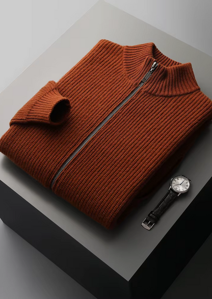 PUHDASTA ERITTÄIN HIENOA MERINOVILLAA RIBBED CARDIGAN