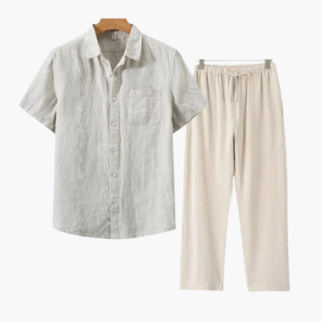 Summer Linen Set (Short Sleeve)