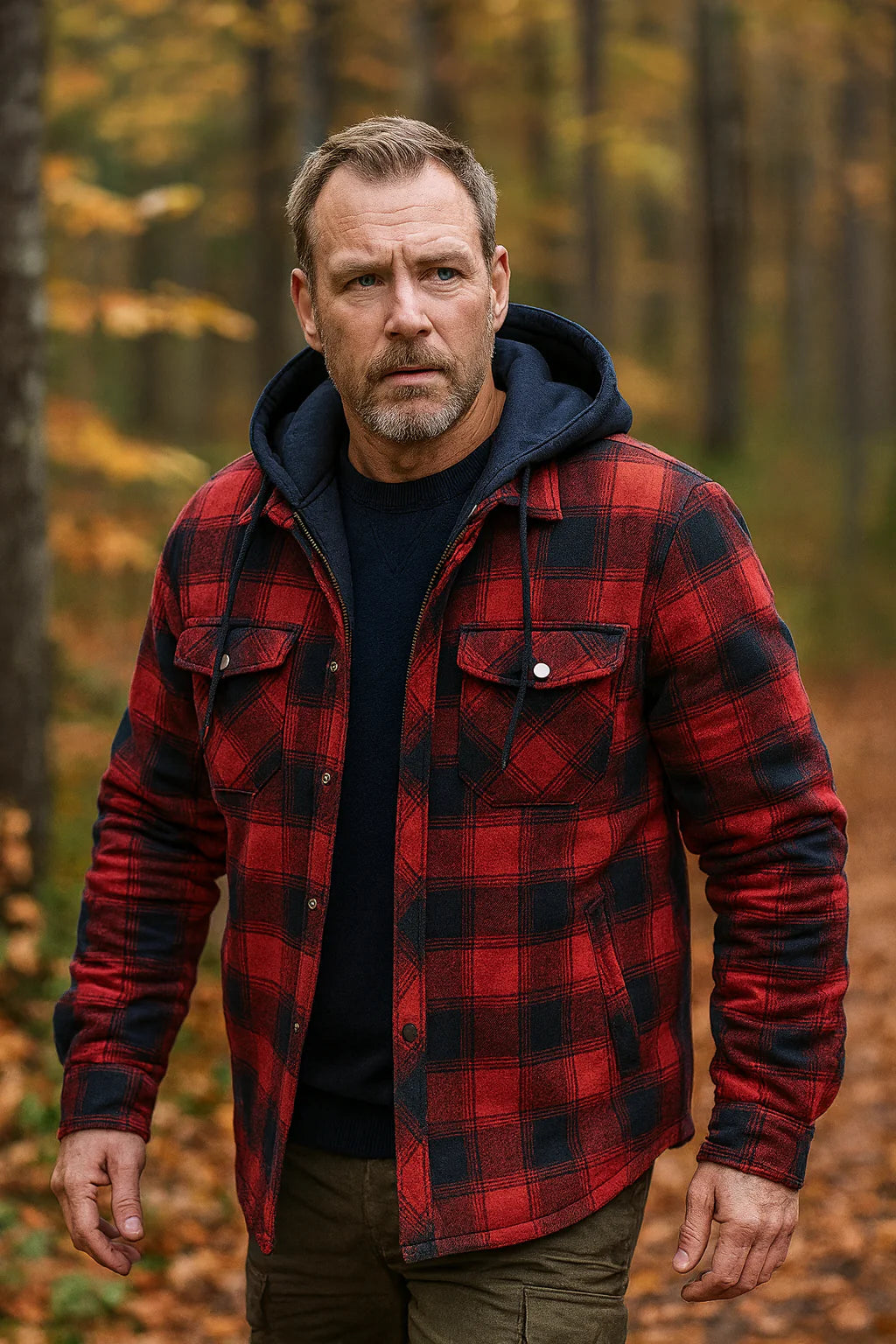 Karl™ | Checked jacket with zipper
