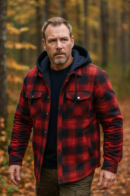 Karl™ | Checked jacket with zipper