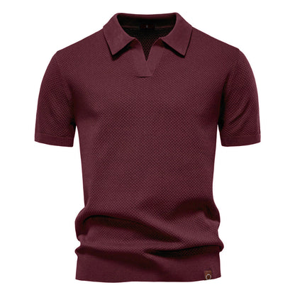 Textured Polo Shirt