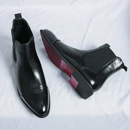 Premium Leather Chelsea Boots