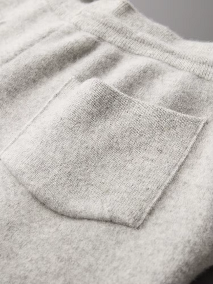 PURE EXTRA-FINE MERINO WOOL LEISURE TROUSERS
