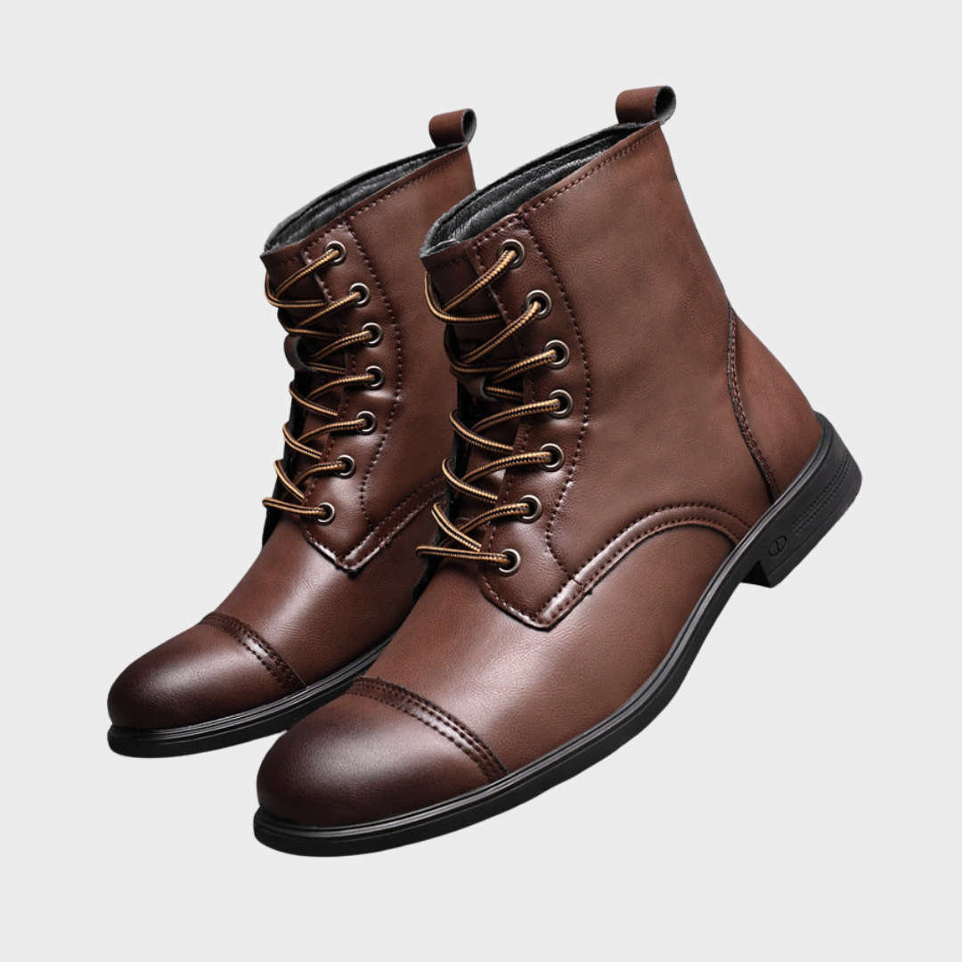 Urban Faux Leather Ankle Boots