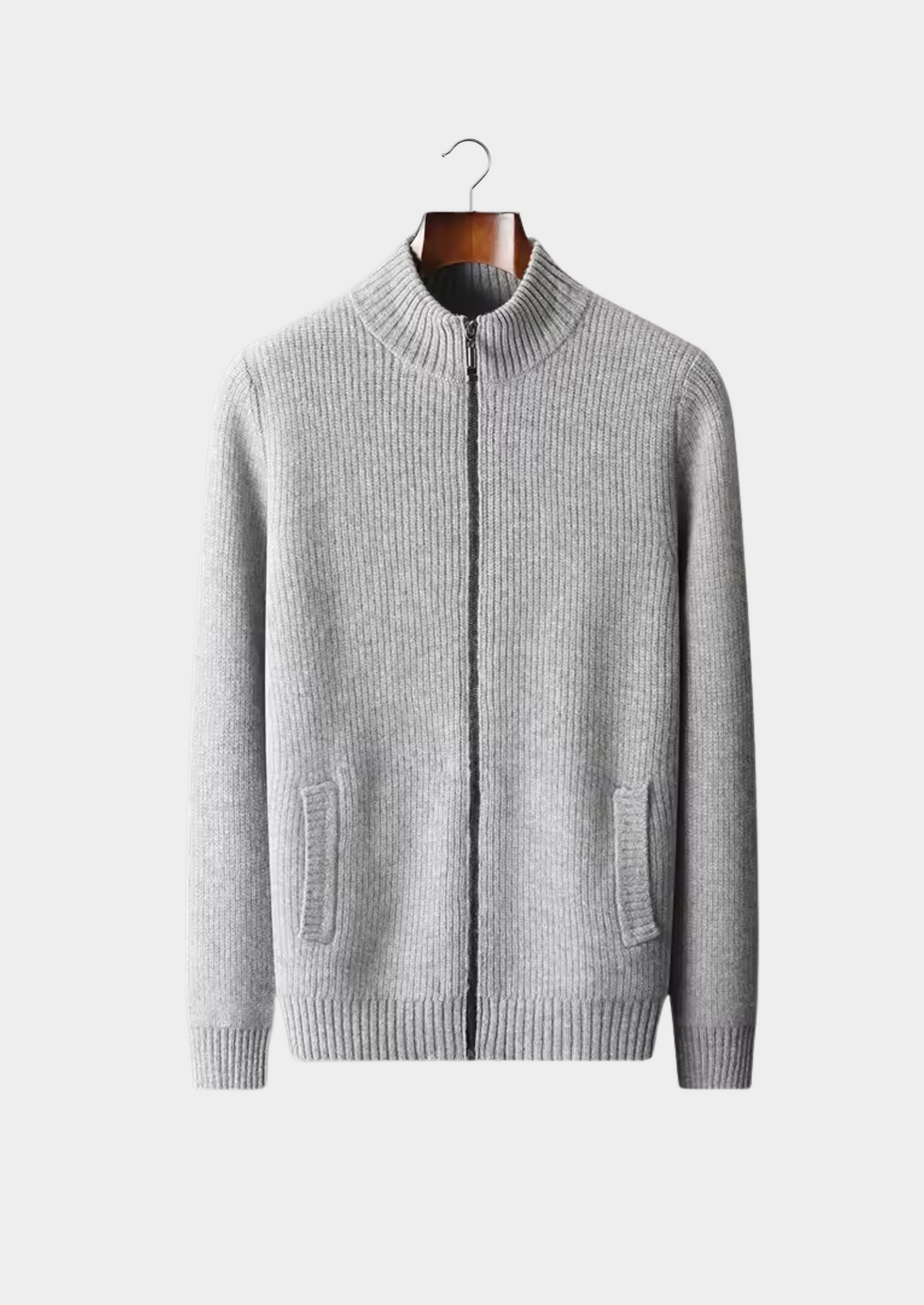 PUHDASTA ERITTÄIN HIENOA MERINOVILLAA RIBBED CARDIGAN